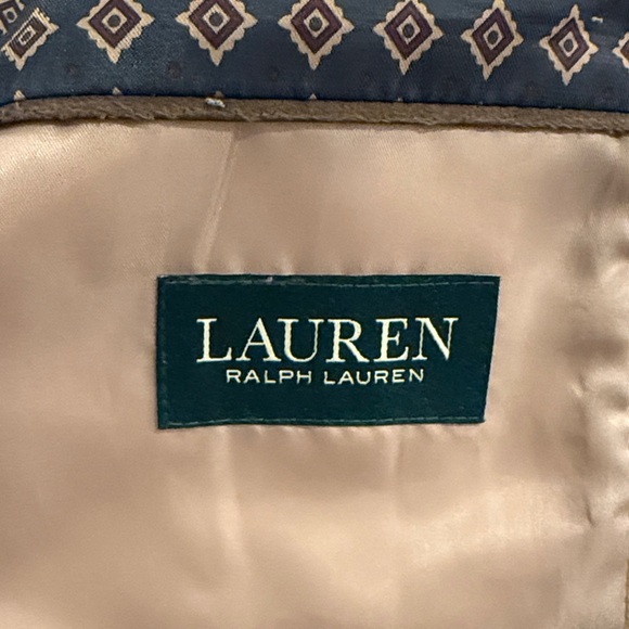 Lauren Ralph Lauren Men’s Tan Wool Silk Cashmere Blazer Sport Coat Size 42R - Picture 2 of 14